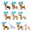 Festival Dog Light Catcher Decoration Acrylic Hanging-type D 5