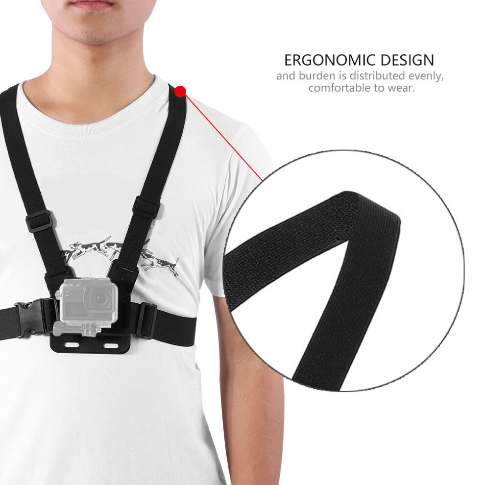 Durable Chest Harness For Gopro Action Cameras 7790334347690