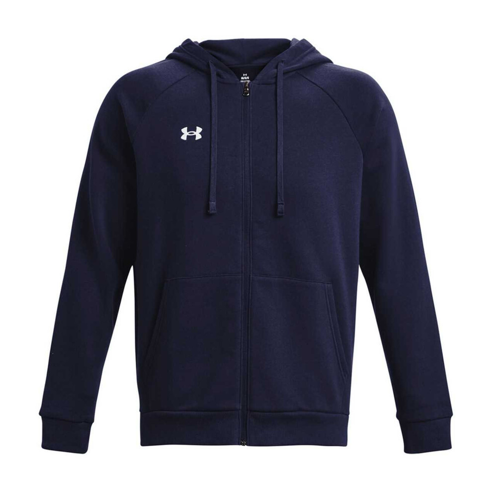 Under Armour (3Xl, Midnight Navy) Unisex Adult Rival Fleece Full Zip Hoodie