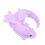 Mini-Drache-Figur 3D-gedruckt lila klein 2
