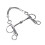 Edelstahl-Snaffle-Bit für Pferde 125mm / 5in 14mm 6