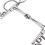 Edelstahl-Snaffle-Bit für Pferde 125mm / 5in 14mm 7