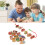 Wooden Threading Toy with Fruit Blocks 21
