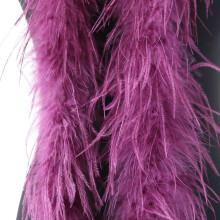 Ostriches Plumage Scarf For DIY Costume And Evening-sauce grape