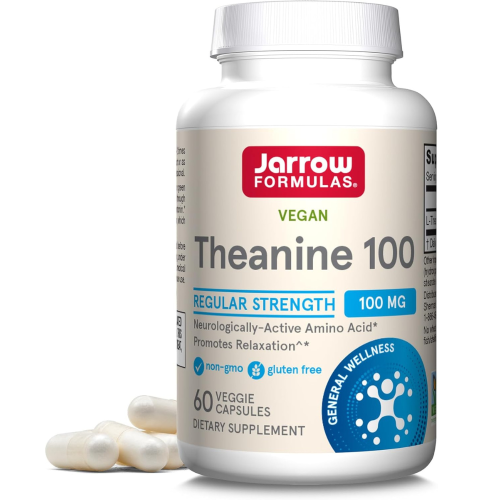 Jarrow Formulas, Θεανίνη 100, 100 mg, 60 Βοτάνια Κάψουλες