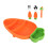 Silicone Baby Feeding Set with Carrot Plate 7