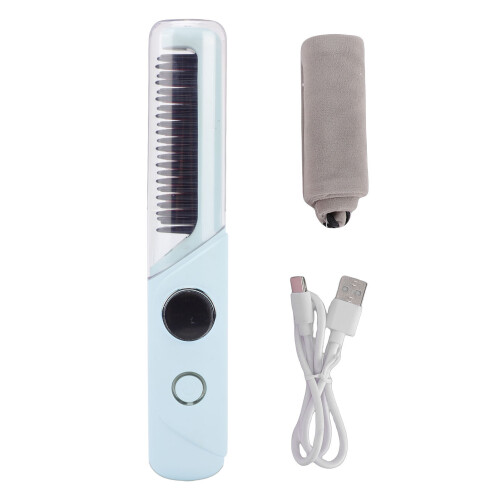Mini kabelloser Haarglätter 2000 mAh Lila 1