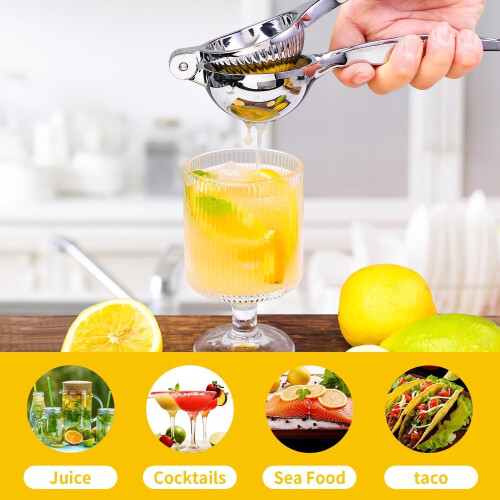 Heavy Duty Lemon Squeezer Hand Press Juicer 22cm 2