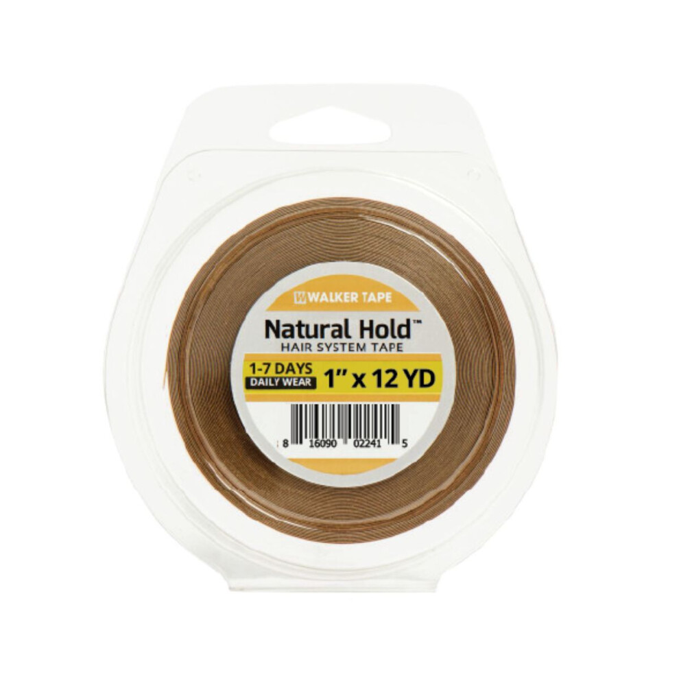 Walker Tape Natural Hold Tape Rolls 1" 12Yds