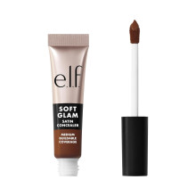 e.l.f. Soft Glam Satin Concealer, Medium Coverage For Blemishes & Under-Eye, Crease-Resistant, Long Lasting, Vegan & Cruelty-Free, 62 Rich Warm