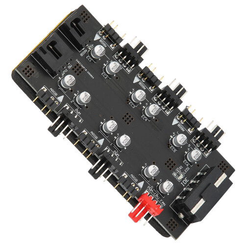 6-Port Hub, PWM & ARGB, Leiterplatte stabil