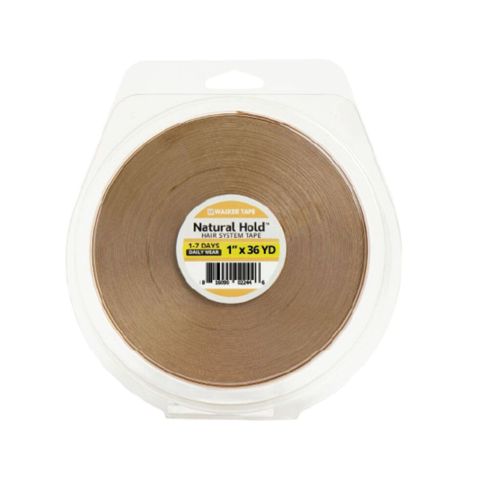 Walker Tape Natural Hold Tape Rolls 1" 36Yds