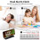 LED-Digitalwecker 6,6 Zoll schwarz, 210 mAh, USB-C 4