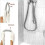 Pack of 2 Finish Long Shower Hose for Bath Taps 2