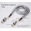 Pack of 2 Finish Long Shower Hose for Bath Taps 5