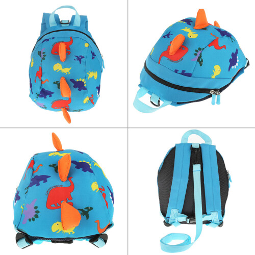 Cartoon Dinosaur Toddler Safety Harness Backpack