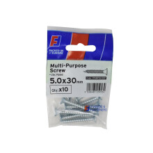 Forgefix Multi-purpose Pozi Screw Csk St Zp Forgepack
