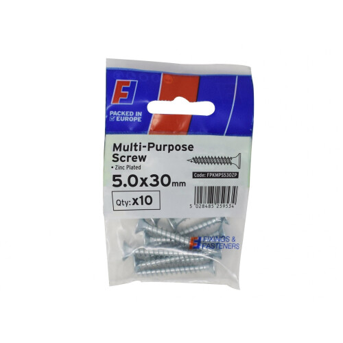 Forgefix Forgefix Multi-purpose Pozi Screw Csk St Zp Forgepack