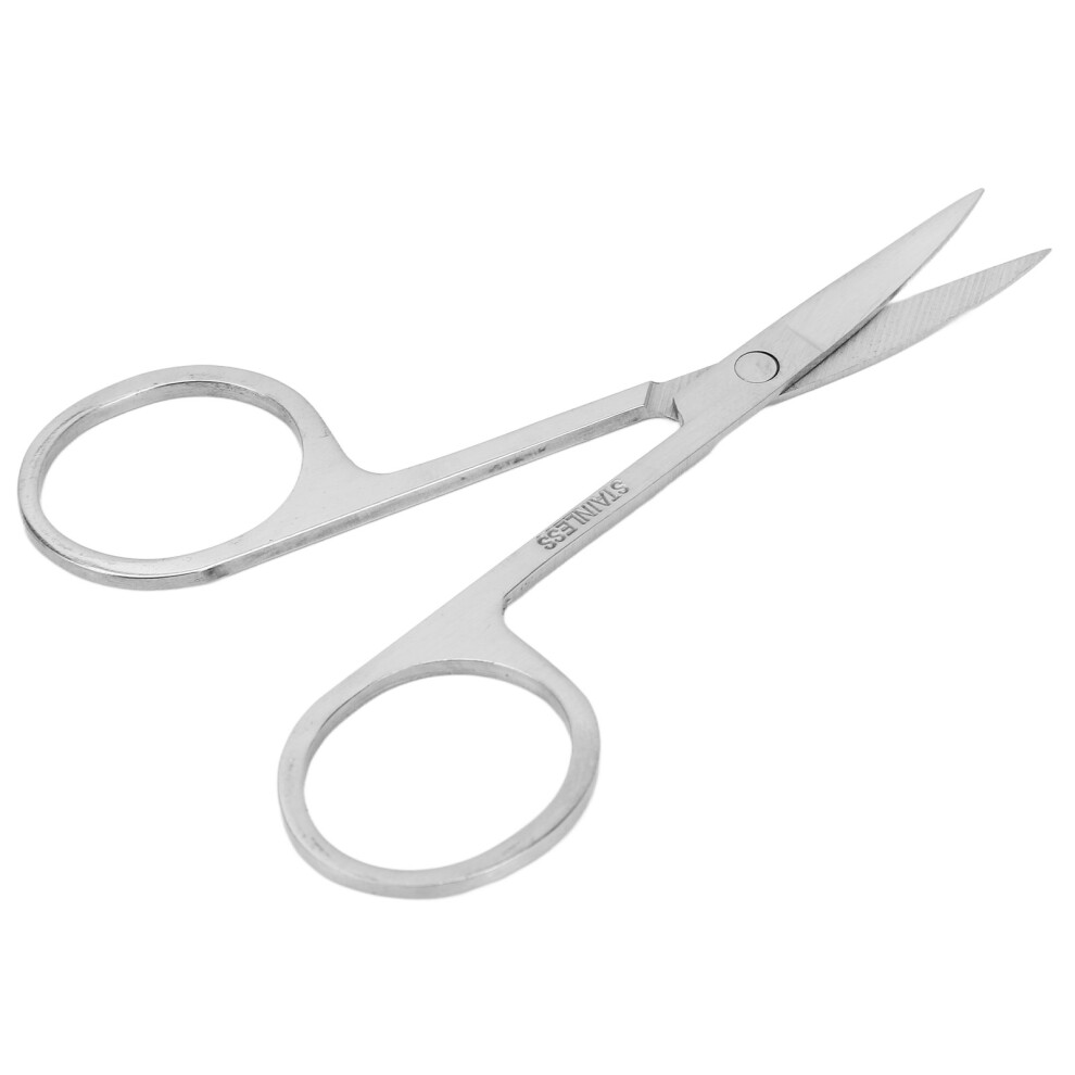 Stainless Curved Eyebrow Precision Scissors