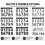 Number Sticker Set for House Door Office Use 6