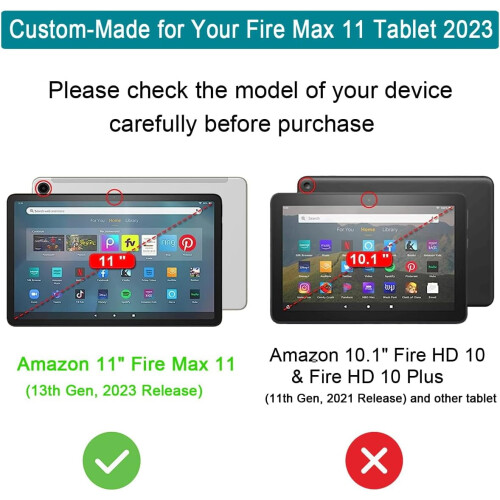 Νέα θήκη για tablet Amazon Kindle Fire Max11 για παιδιά (13ης γενιάς, κυκλοφόρησε το 2023), 1