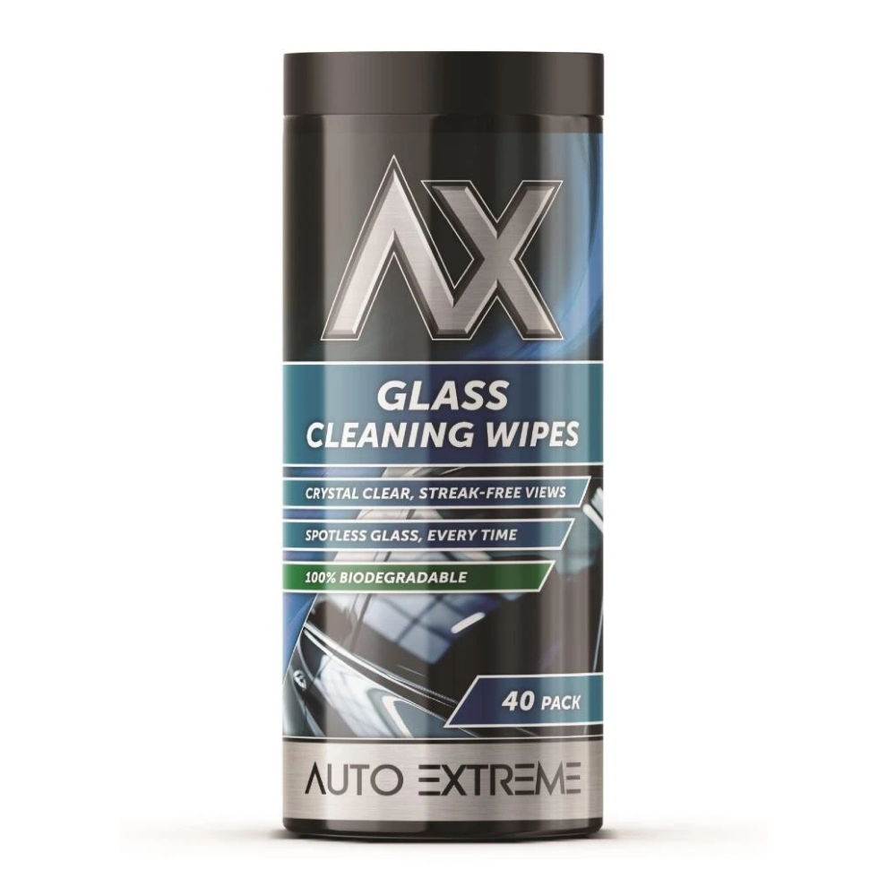 Ax Jeep Van & Car Glass Cleaning Wipes- 40 Pack 5055319554534
