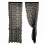 Luxury Lace Drape Pack Of 2 Premium Polyester Fabric-Black 1