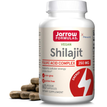 Jarrow Formulas, Wegetariański Shilajit Fulvic Acid Complex, 250 mg, 60 Veggie Capsules