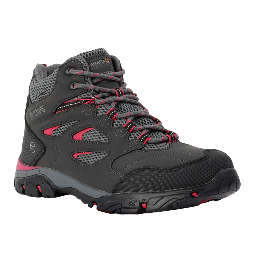 Regatta (6 Uk, Ash/ Potion) Womens/Ladies Holcombe Iep Mid Hiking Boots Pink