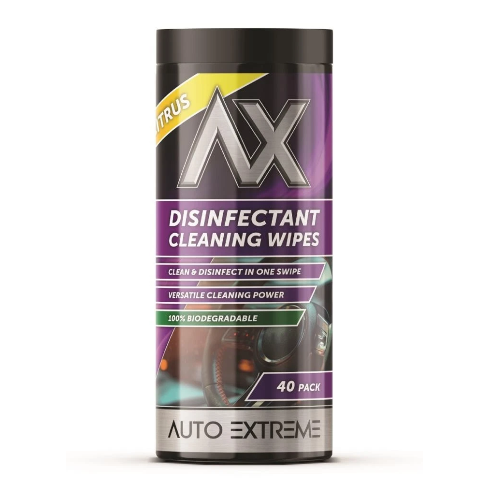 Ax Citrus Scented Disinfectant Cleaning Wipes 5055319554497