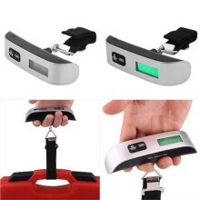 Digital Luggage Scale 110lb with LED Display Hook
