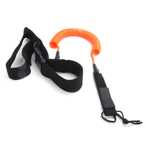 Heliciform Surf Leash TPU Orange