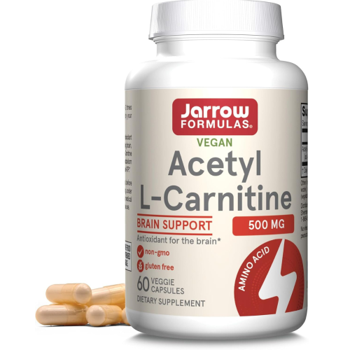 Jarrow Formulas, Acetyl L-Carnitine, 500 mg, 60 Veggie Φιάλες