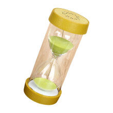 Plastic Base Fruit Themed Glass Sand Clock 5-1kiwi fruit