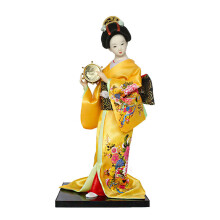 Mooie zijden kimono's Geisha-pop 30 cm, perfect voor-3003