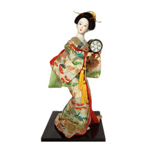 Artistieke handgemaakte Geisha-sculptuur met kleurrijke-MF009
