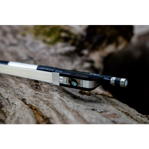 Academy 1* Black Carbon Fibre Viola Bow 4/4 1