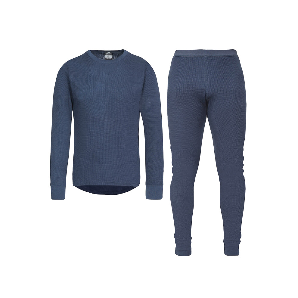 Trespass Unisex Mystery Thermal Baselayer Set in Navy | Size: 2XS - Image 2