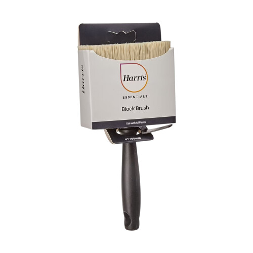 Harris Harris Essentials 4 Inch Block Paint Brush Exterior 1