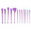 12er Beauty Pinsel Set, weich, dicht 10