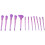 12er Beauty Pinsel Set, weich, dicht 5