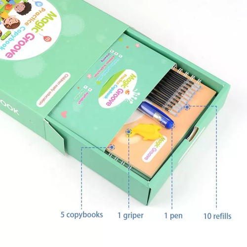 Kids Magic Practice Copybook Groove Books Pen Set 1