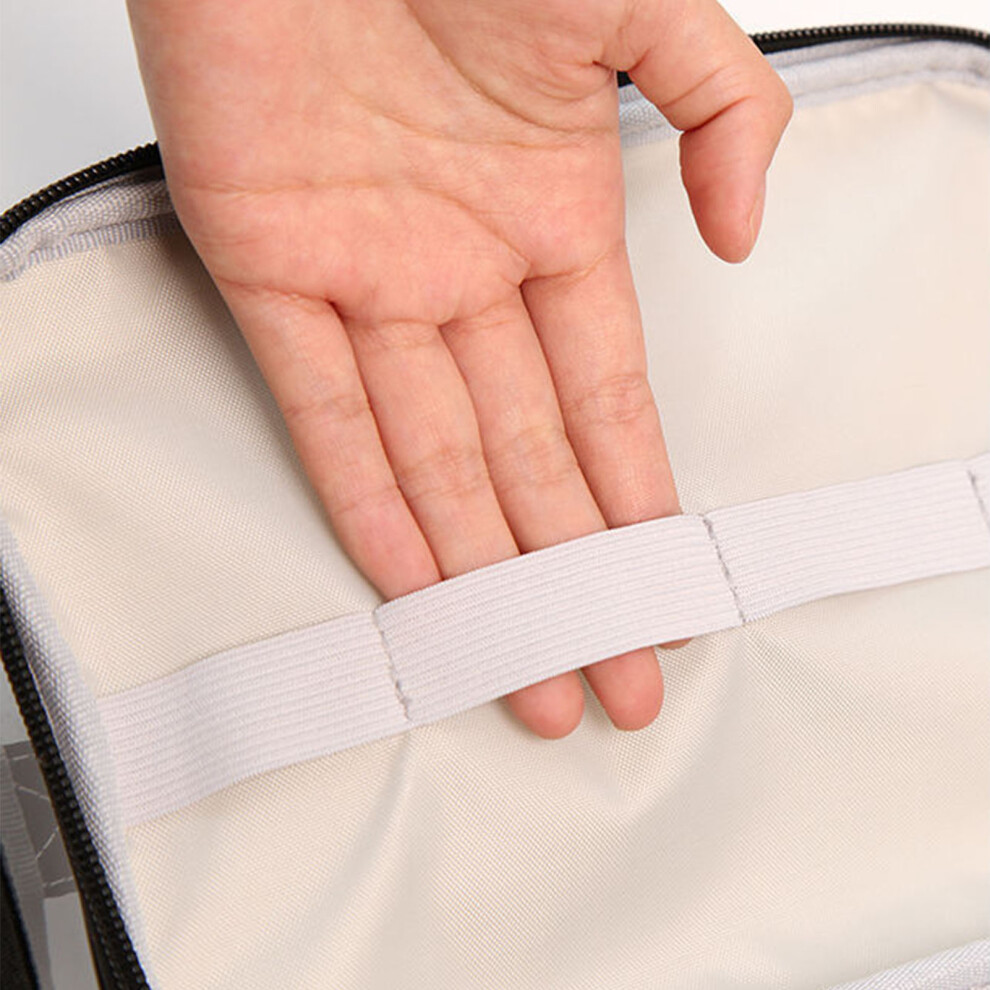 Green Double Layer Makeup Bag Travel