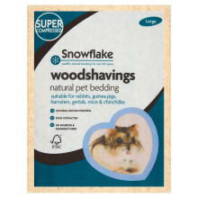 Large Snowflake Woodshavings Pet animal Bedding