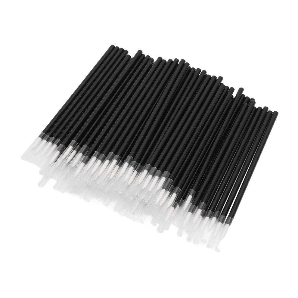 Black 100 Disposable Eyeliner Brushes With Pot