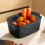 Double Layer Colander with Lid, 34.5 cm, Black 5