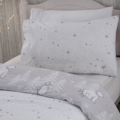 Printed Polar Bear Penguins Duvet Cover With Pillowcases 2