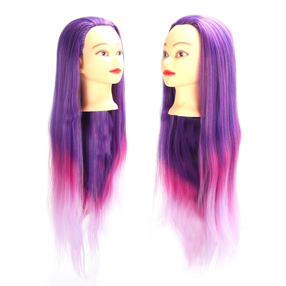 Purple Pink Gradient Mannequin Head