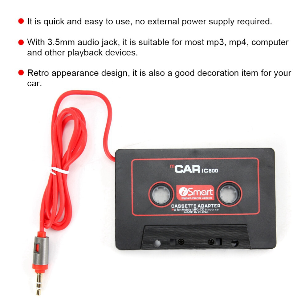 Cassette To 3.5Mm Adapter Car Audio 7790334323328