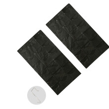 Practical 18 Section Door Mounted Storage Bag In Durable-Black